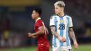<p>Pemain Argentina, Alejandro Garnacho&nbsp;saat laga FIFA Matchday melawan Timnas Indonesia di Stadion Utama Gelora Bung Karno (SUGBK), Senayan, Jakarta, Senin (19/06/2023). (Bola.com/Bagaskara Lazuardi)</p>