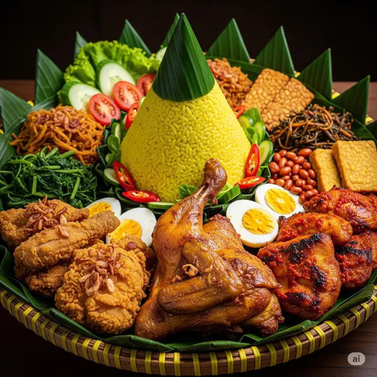 Resep Bikin Tumpeng dan Apa Saja Topingnya, Ini Daftarnya
