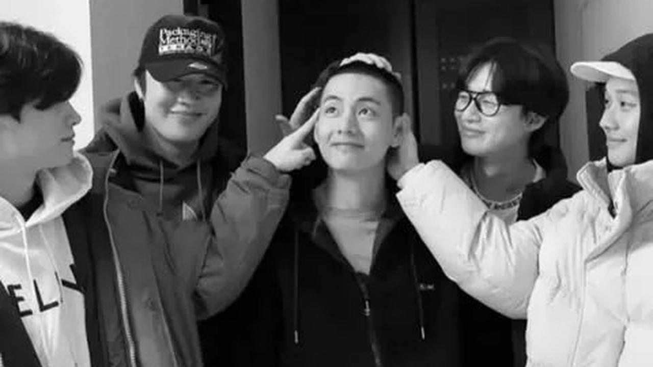 V BTS Pulang Wamil, Wooga Squad Menyambut Anak Kesayangan Para Hyung