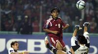 Ilham Jaya Kesuma menjadi penyerang andalan Timnas Indonesia di ajang Piala AFF 2004 dan 2007. Hal tersebut membuat dirinya masuk kedalam pencetak gol terbanyak Timnas Indonesia di ajang Piala AFF, dengan jumlah 6 gol. (AFP/Adek Berry)