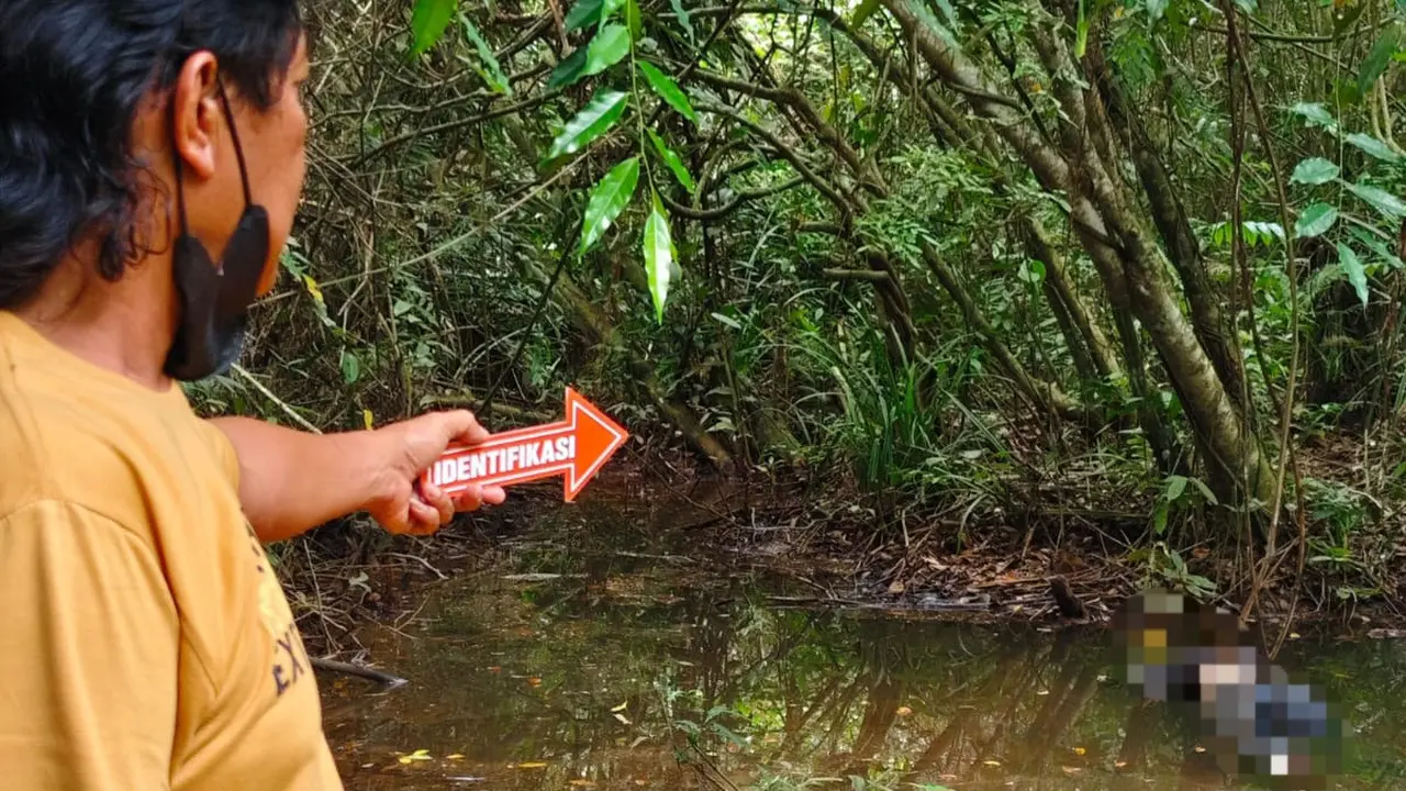 lokasi mayat wanita dibuang ke sungai