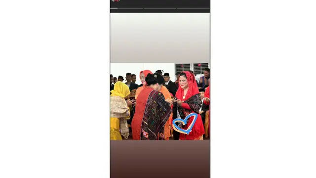 Kahiyang Ayu di ulang tahun Iriana Jokowi