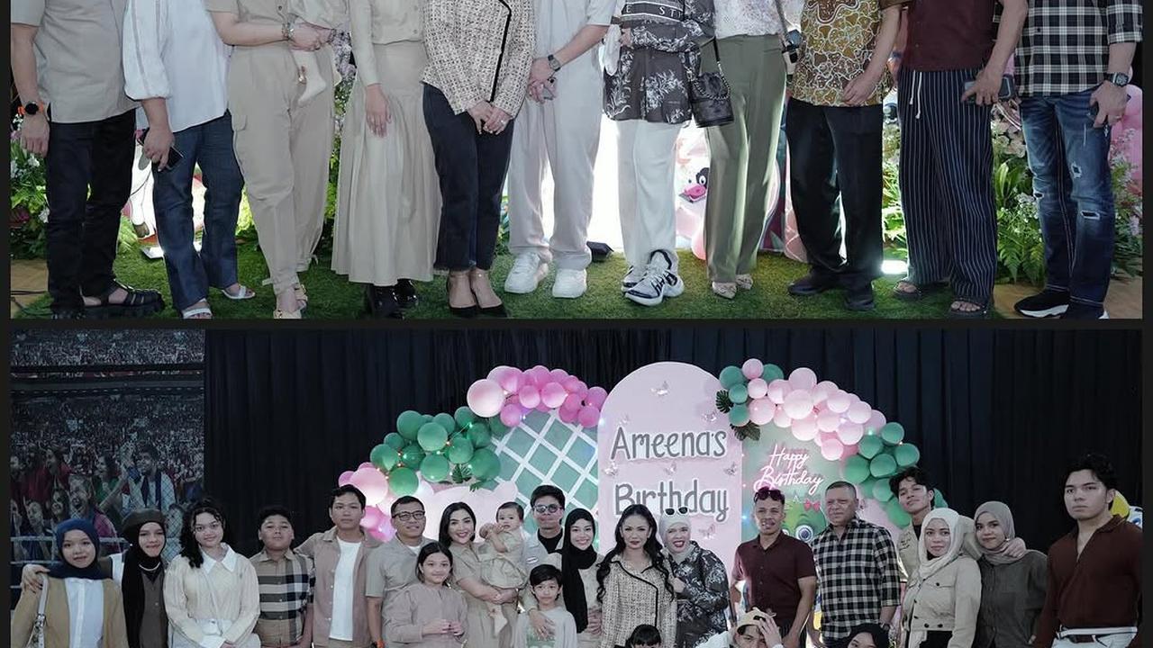 Momen Bahagia Aurel Hermansyah Bersama Ibu Kandung, Sambung dan Mertua dalam Satu Frame di Ulang Tahun Ameena