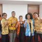 Sekelompok pemuda yang tergabung dalam Papua Muda Inspiratif usai bertemu Jokowi di Istana, Senin (14/10/2019). (Ist)