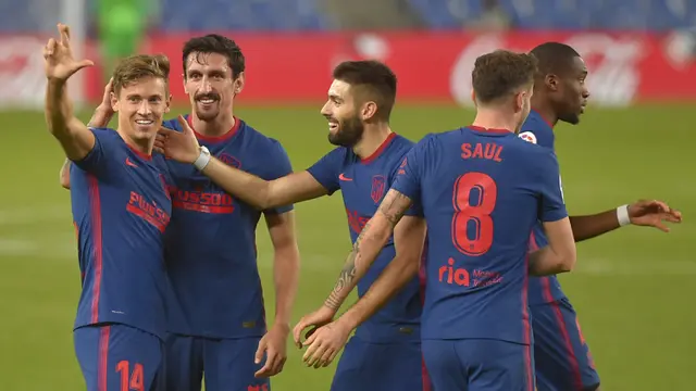 Hajar Real Sociedad 2-0, Atletico Madrid Puncaki Klasemen Liga Spanyol