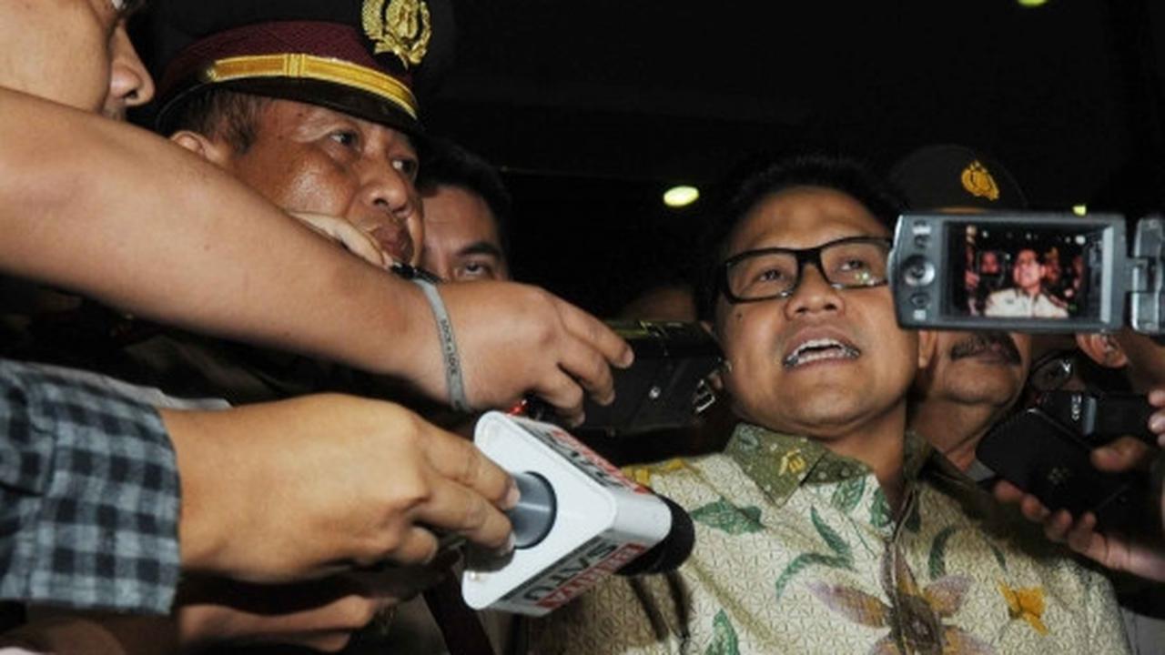 Semringah Cak Imin usai delapan jam diperiksa KPK