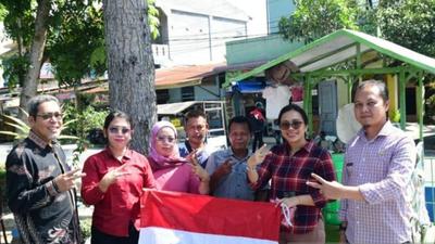 Perkuat Nasionalisme, Deli Serdang Bagikan Bendera Merah Putih Jelang HUT RI Ke-81