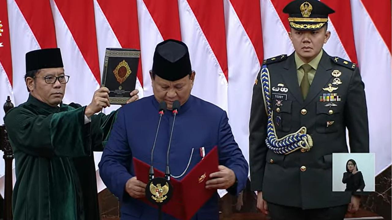 Presiden Prabowo Subianto Tidak Sebut Nama Megawati di Pembukaan Pidato Perdana