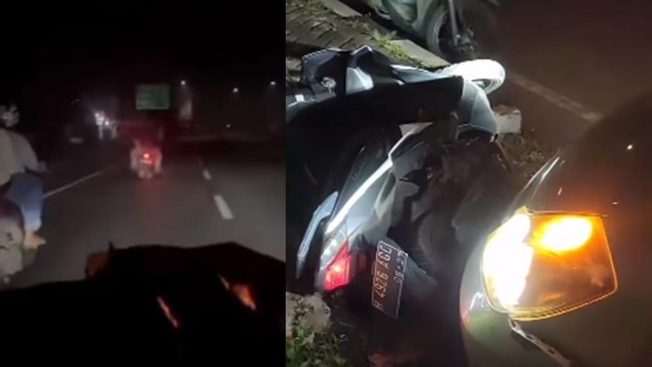 Pemobil di Semarang Tabrak Pemotor Hingga Jatuh Tersungkur tapi Justru Ramai Dipuji, Ternyata ini Penyebabnya