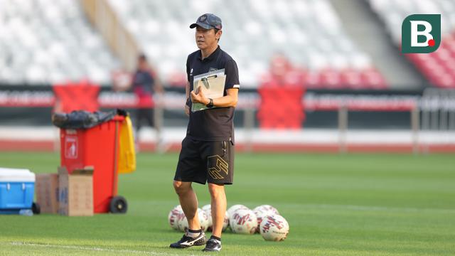Latihan Timnas Indonesia Jelang Laga Perdana Melawan Kamboja di Piala AFF 2022