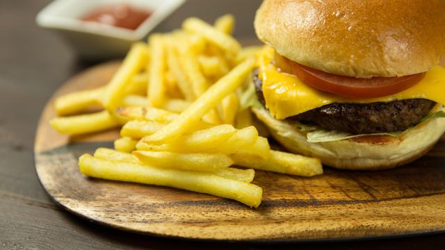 Ilustrasi makanan siap saji