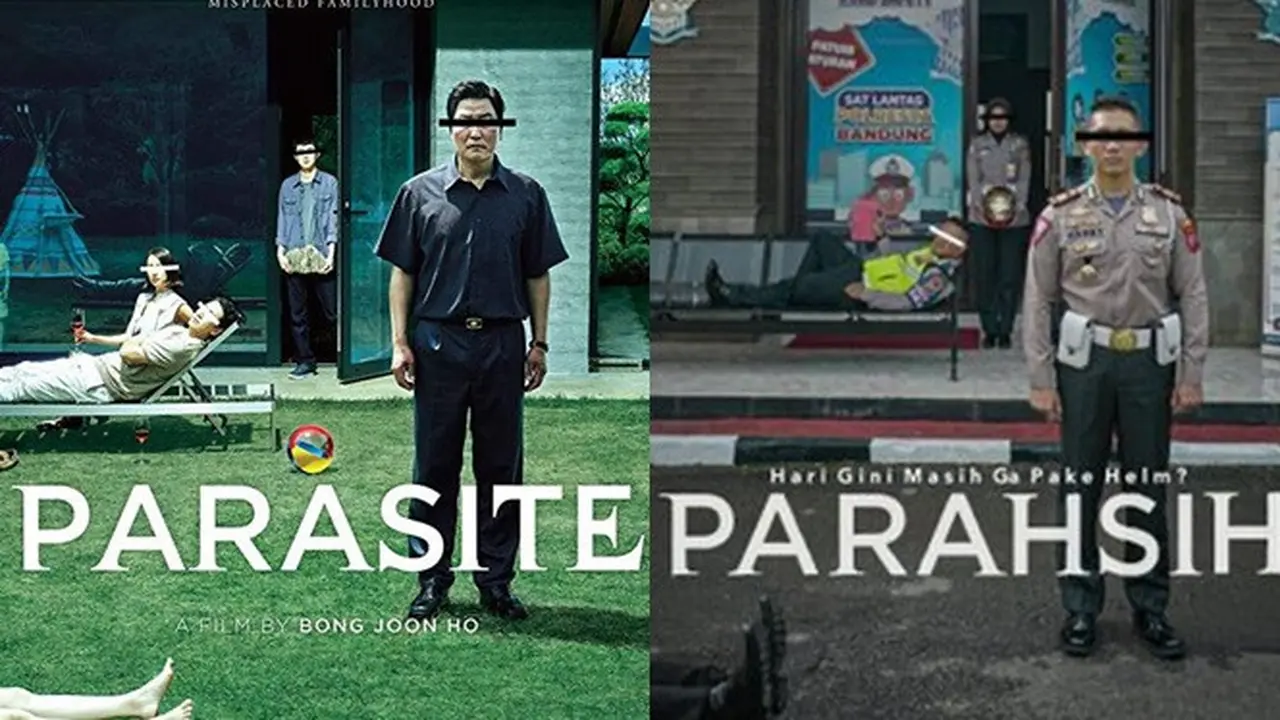 Editan 5 Poster Film Parasite Ini Kocak, Bikin Geleng Kepala