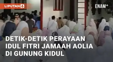 Beredar video terkait momen perayaan Idul Fitri oleh jamaah Aolia. Mereka rayakan Idul Fitri pada Jumat (5/4/2024) pagi