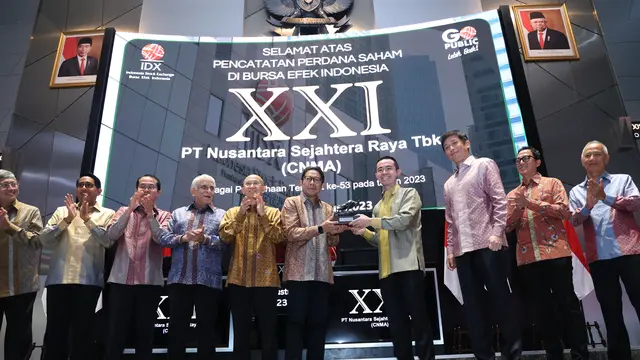Pencatatan perdana saham PT Nusantara Sejahtera Raya Tbk (CNMA), Rabu (2/8/2023). (Foto: BEI)