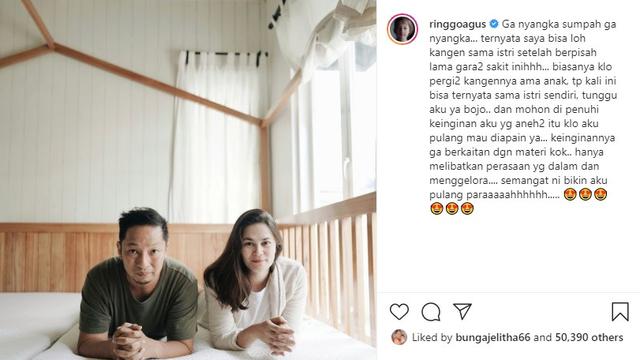 Ringgo Agus Rahman (Foto: Instagram/@ringgoagus)