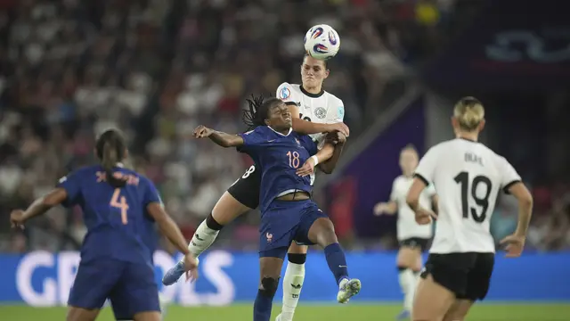 Prancis vs Jerman di Euro Wanita 2025