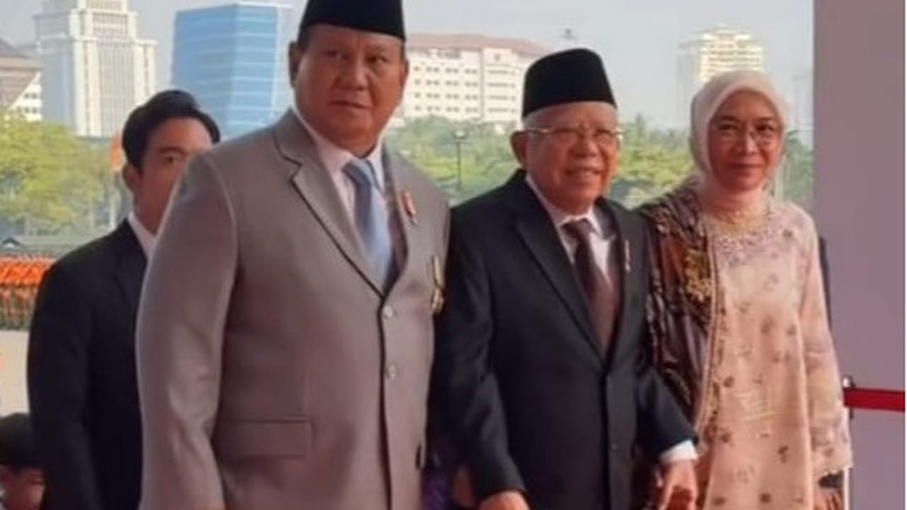 Momen Prabowo dan Ma'ruf Amin