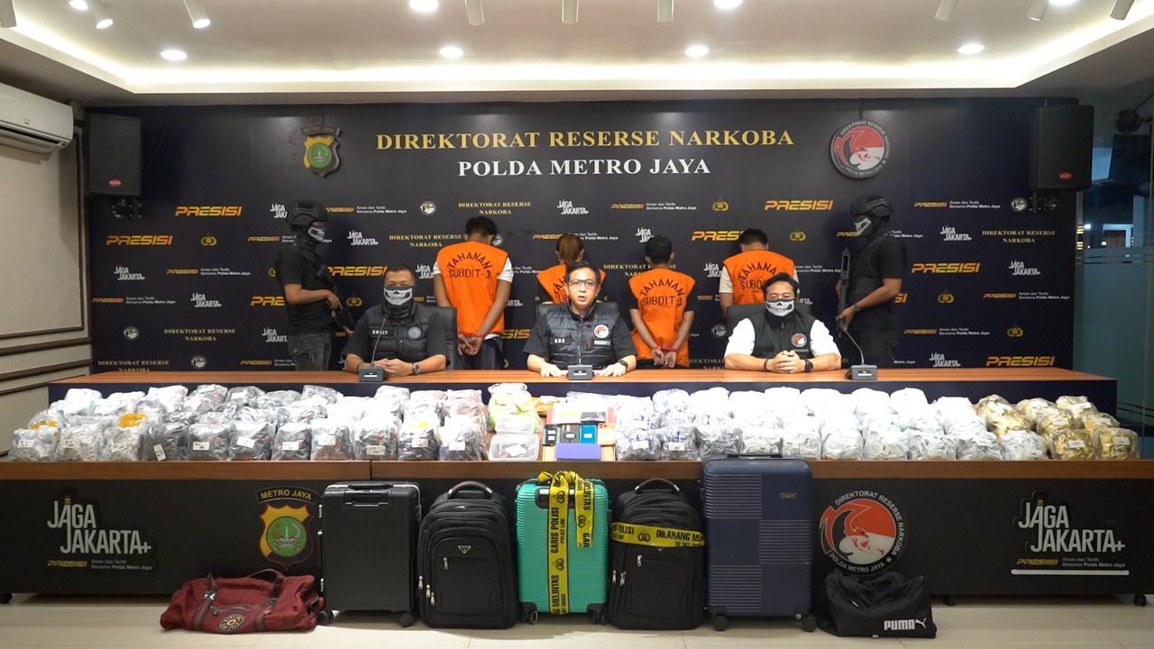 Jaringan Vape Narkoba Internasional Terbongkar, 8.698 Cartridge Disita
