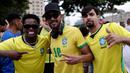Pengalaman menjadi faktor utama Neymar ditunjuk Carlo Ancelotti. Meskipun begitu, Ancelotti juga tetap menyoroti faktor kebugaran. (AP Photo/Bruna Prado)