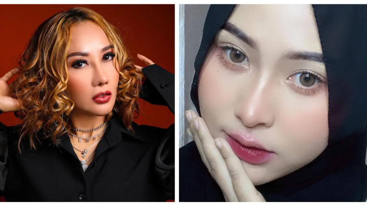 Titta Ridzky (kiri) dan mendiang saudara sepupunya, Elisa