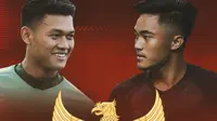 Timnas Indonesia - 2 Kiper Timnas Indonesia U-23 (Bola.com/Adreanus Titus)