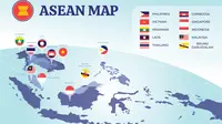 Ilustrasi ASEAN. (Image by Freepik)