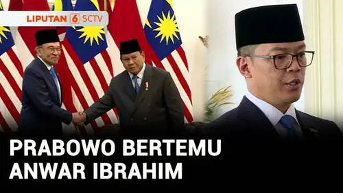  Prabowo Apresiasi PM Anwar Ibrahim Mediasi Konflik Thailand-Kamboja