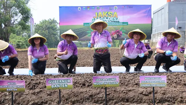Dukung Swasembada Pangan, JAM-Intel Teken MoU Program Jaksa Mandiri Pangan & Garda Desa di Banten