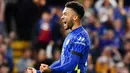 Reece James - Bek kanan The Blues ini tampil cemerlang dengan memborong dua gol fantastis dalam kemenangan 3-0 Chelsea atas Newcastle akhir pekan lalu. James mencetak gol-gol tersebut pada menit ke-65 dan ke-77. (AFP/Ben Stansall)