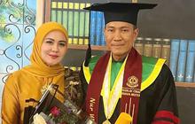 Cantik Berkebaya Kuning, 6 Potret Juliana Moechtar Jadi Pendamping Wisuda S2 Sang Suami di Sekolah Tinggi Hukum Militer