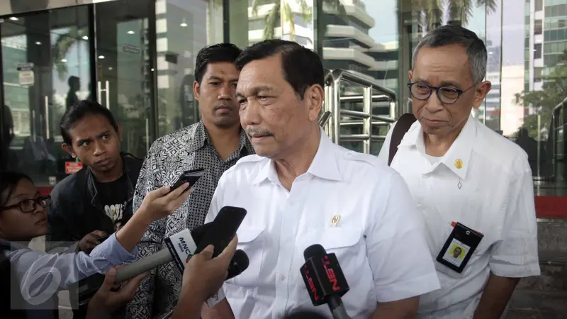 Lapor LHKPN, Luhut Panjaitan Sambangi Gedung KPK