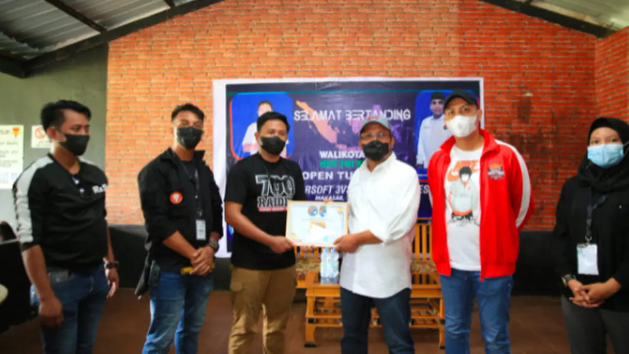 Suasana penutupan Lomba Airsoft Gun Wali Kota Makassar Cup (Liputan6.com)