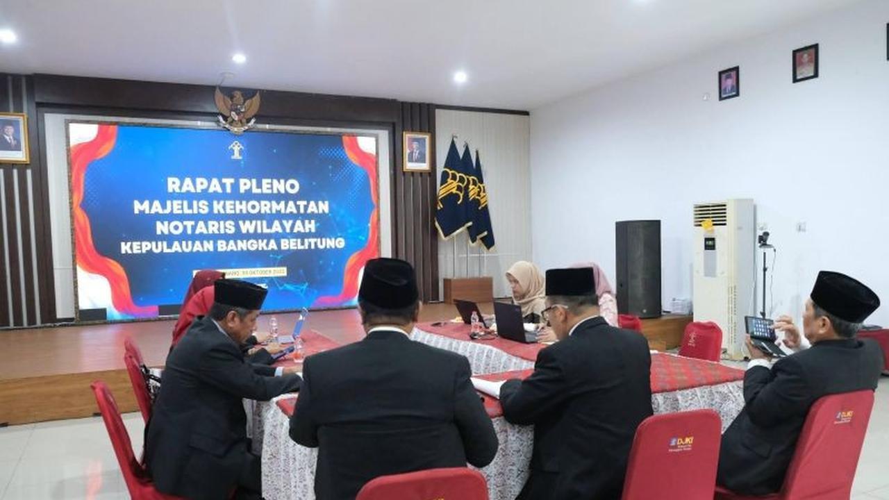 Tahukah Anda? Kemenkum Tetapkan Ketua Majelis Kehormatan Notaris Babel Periode 2025-2028, Jamin Integritas Profesi Notaris