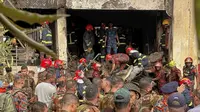 Pesawat Latih AU Bangladesh Jatuh Hantam Sekolah, 16 Orang Tewas