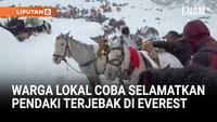 Warga Lokal Turun Tangan Coba Selamatkan Pendaki Terjebak di Everest