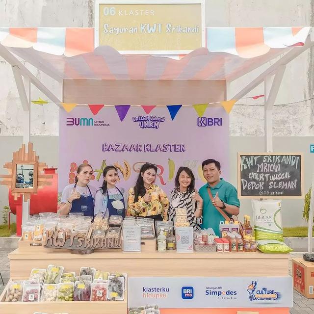 KWT Srikandi sering diboyong ikut pameran oleh BRI.