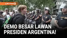 Menjelang pemilu paruh waktu, warga Argentina memprotes Presiden Javier Milei dan perjanjian ekonomi dengan Amerika Serikat. Massa menuduh pemerintah tunduk pada tekanan asing dan mengabaikan penderitaan ekonomi rakyat.