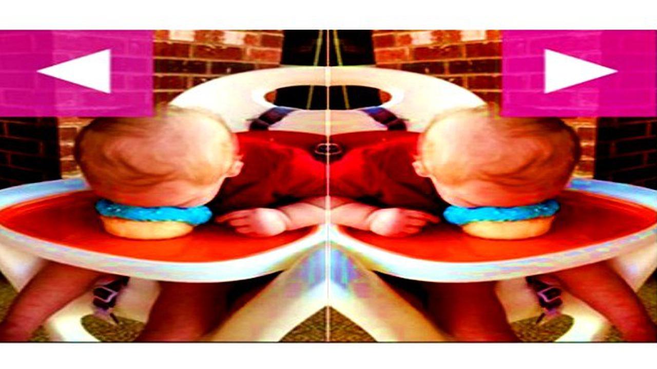 Gemas, Aksi Bayi Lucu Benamkan Wajah ke Kue Ultah