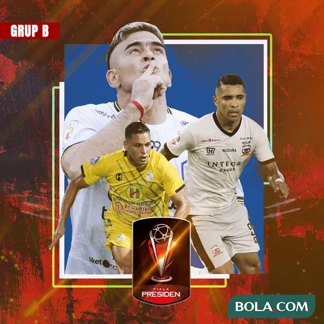 Piala Presiden 2022 - Deretan Penyerang di Grup B Piala Presiden 2022