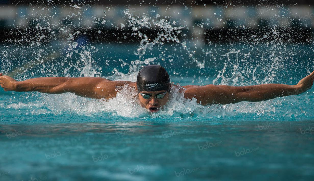 Prestasi Glenn Victor mulai terlihat saat dirinya meraih dua medali perak pada ajang Sea Games 2007. (Bola.com/Vitalis Yogi Trisna)