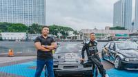 Suasana latihan Alpha Rules Drift Team di Sirkuit J99 Maxx Drift Karawaci. (Dok. Alpha Rules Drift Team)