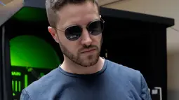 Pendiri Defense Distribute, Cody Wilson menunjukan pistol plastik yang dibuat pada printer 3D di Texas, Rabu (1/8). Pistol dan senapan plastik print 3D ini dikhawatirkan semakin memicu kekerasan akibat senjata api di negara tersebut. (AP/Eric Gay)