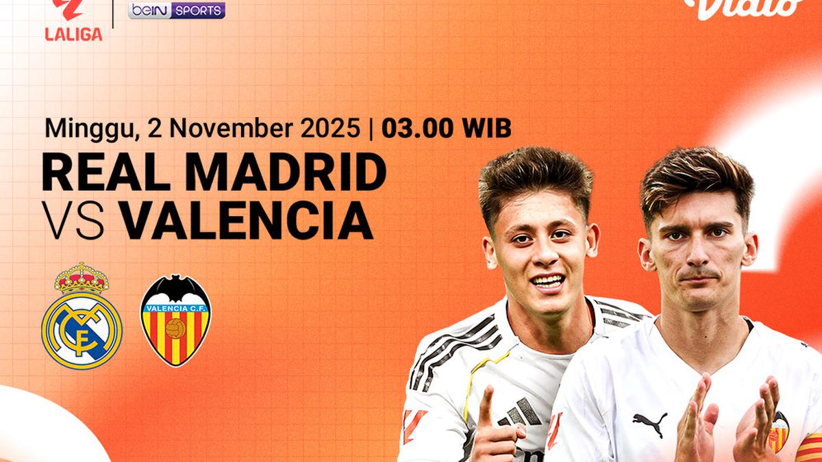 Link Live Streaming LaLiga 2025/26: Real Madrid vs Valencia Tayang di Vidio