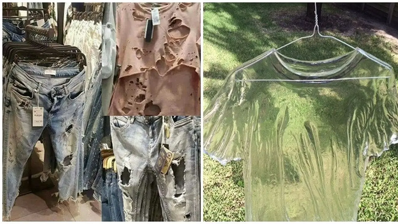 7 Desain Baju Ini Nyeleneh Banget, Bikin Gagal Paham