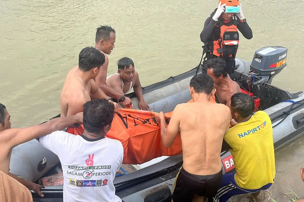 Niat Selamatkan Teman Berujung Maut, Dua Remaja yang Hanyut di Sungai Way Sekampung Ditemukan Meninggal