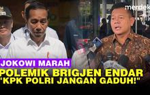 VIDEO: Jokowi Marah Soroti Pencopotan Brigjen Endar Priantoro di KPK "Jangan Gaduh!"