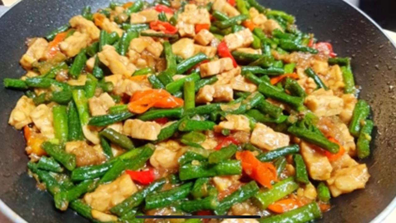 Resep Praktis Tumis Kacang Panjang Tempe, Menu Sahur Murah dan Nikmat