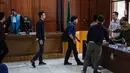 Suasana usai persidangan gugatan Wadah Pegawai KPK dengan tergugat Pimpinan KPK di Pengadilan Tata Usaha Negara Jakarta, Senin (11/3). Majelis Hakim menolak gugatan ini. (Liputan6.com/Faizal Fanani)