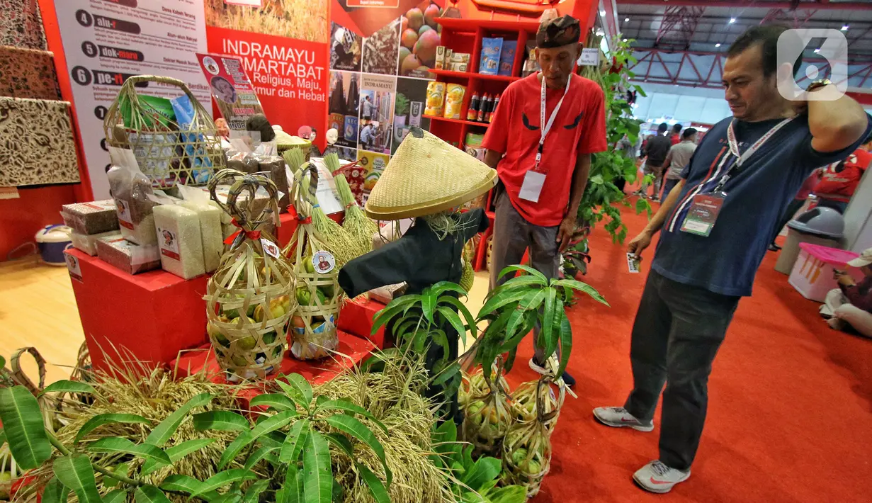 Dia mengatakan pameran yang dilakukan pihaknya menunjukkan PDIP ingin menjadi motor penggerak percepatan membangun kedaulatan pangan. (Liputan6.com/Angga Yuniar)
