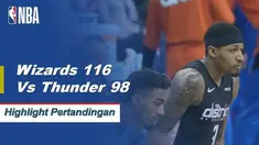 Bradley Beal mencetak 25 poin saat Wizards mendapatkan kemenangan atas Thunder, 116-98.